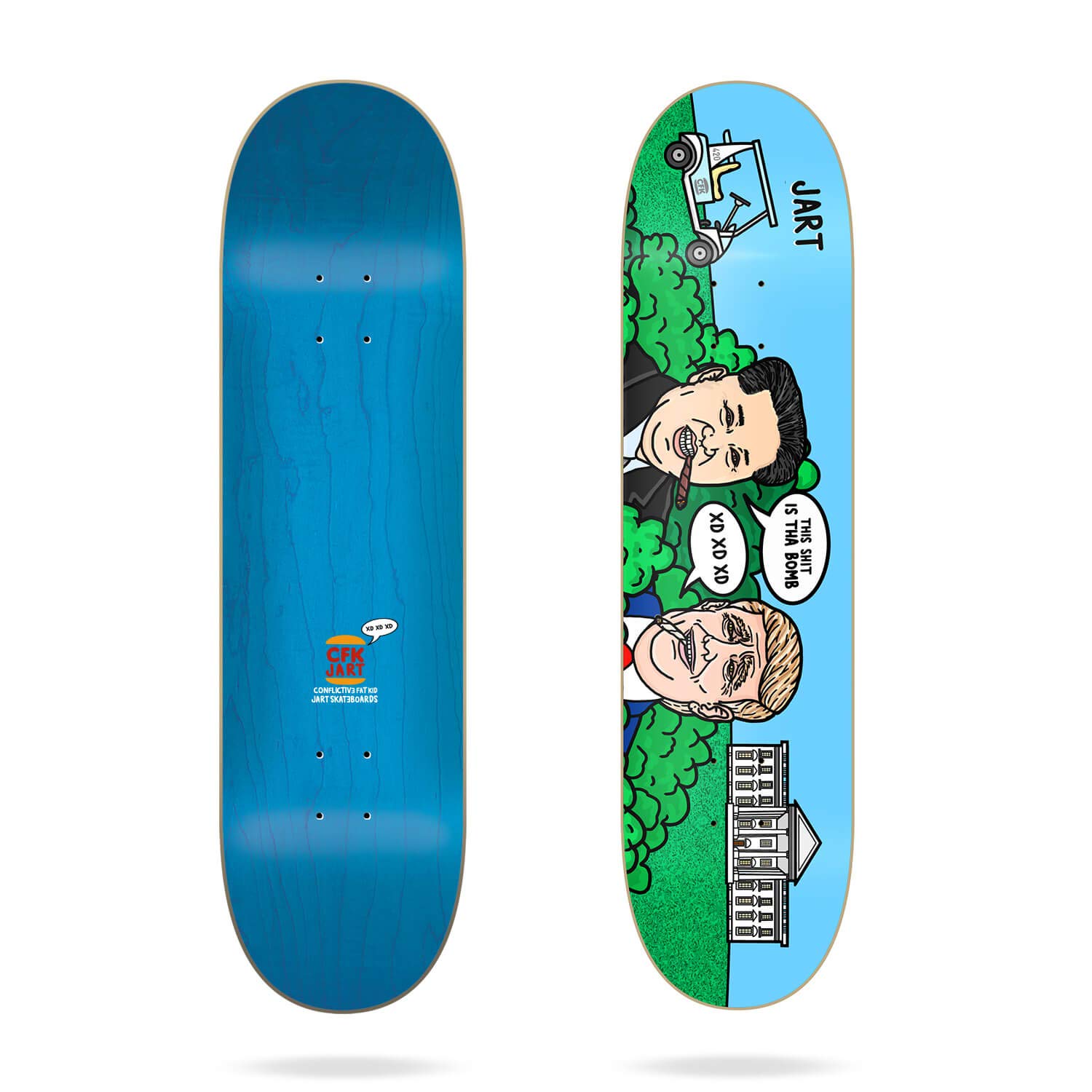 Jart XDXD 8.0" HC CFK x Skateboard Deck