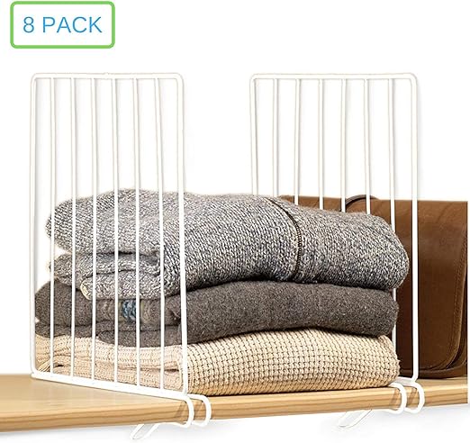 Amazon Com Xabitat Vertical Closet Wood Shelf Dividers 2 0 New