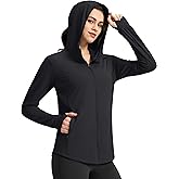 G Gradual Women's UPF 50+ Sun Protection Hoodie Jacket with Ponytail Hole and 4 Pockets Lightweight Long Sleeve for Hiking
