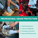 Ansell TouchNTuff 92-134 Nitrile Gloves 9 L Blue 100 pcs view 3