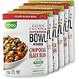 Vana Life's Foods Plant based Ready Meal - Green Chickpea Superfood Bowl Heat and Eat Microwaved Cooked Bowl | Product of the USA (Chipotle & Lime Combo, 6-Pack)