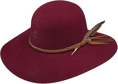 ladies burgundy hat