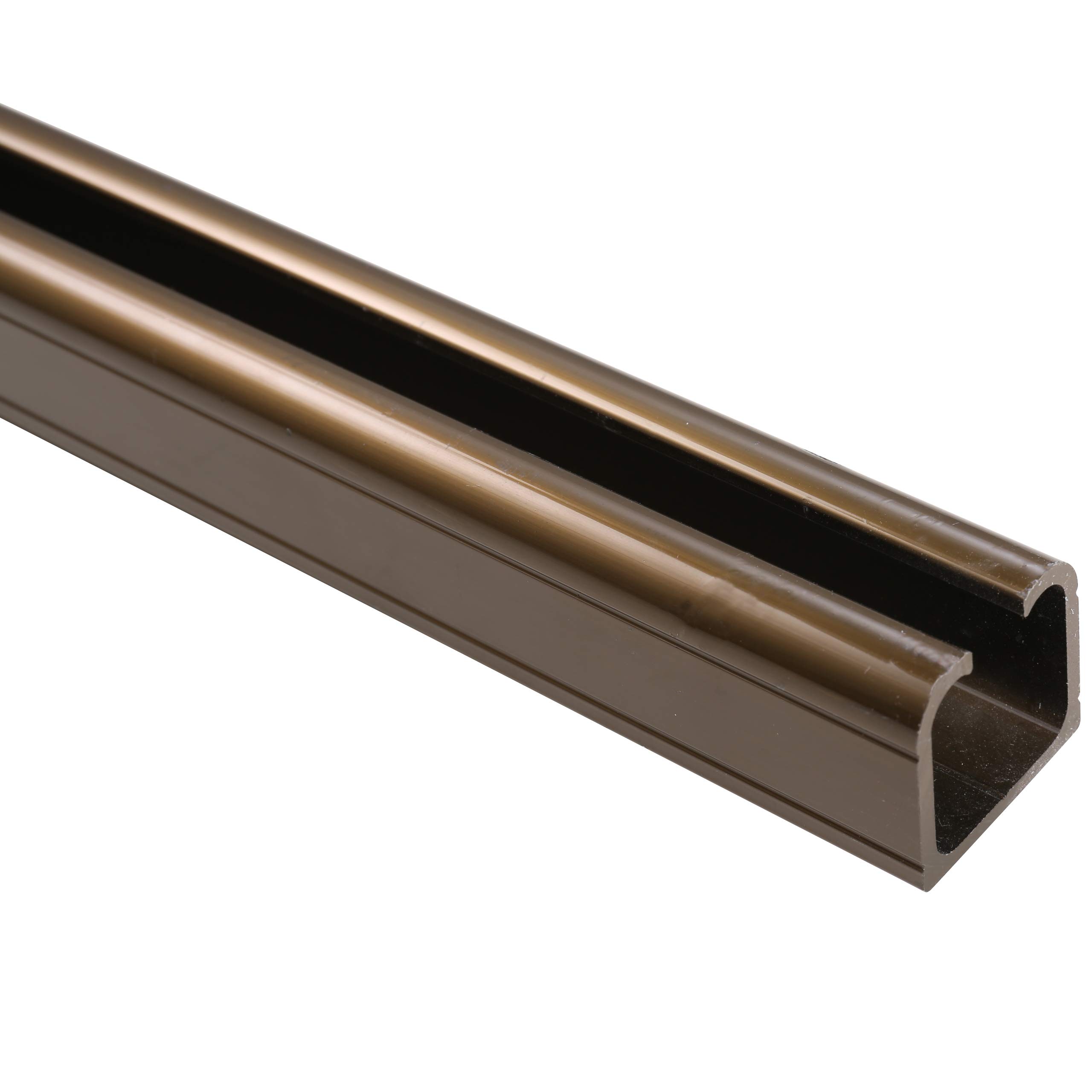 UHPPOTE Soft Close Mute Sliding Door Track Roller Rail Cover Roller for Hanging Wheel (1m/39.37in)