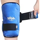 Hilph Ice Pack for Knee Replacement Surgery, Reusable Hot Cold Therapy Knee Ice Wrap Around The Entire Knee for Knee Injuries