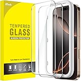JETech Screen Protector for iPhone 16 Pro Max 6.9-Inch, Tempered Glass Film with Easy Installation Tool, Case-Friendly, HD Cl