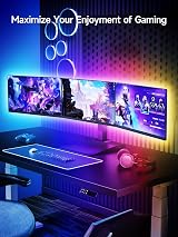 Tyute 5M TV LED Backlight RGB with App Remote Music Sync for 45-75 Inch TVs view 3