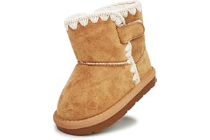 iSusuJo Baby Boots Winter Snow Booties Infant Boys Girls Outdoor Warm Shoes for Cold Weather 6 9 12 15 18 24 Months