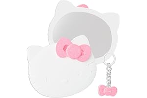 wet n wild Hello Kitty Collection, Mirror & Pink Bow Keychain Duo, Comfort-Grip Handle, Versatile & Portable Hand Mirror