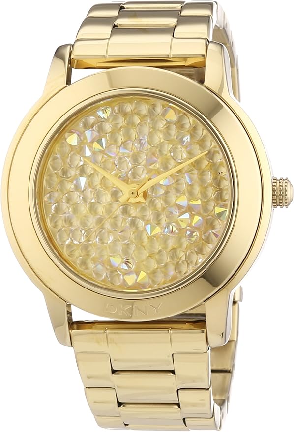 DKNY Ladies'Watch XL Analogue Quartz Stainless Steel Coated NY8437