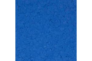 EPOXY FX Epoxy Flakes 1/4" (5 Pounds - Solid Colors) - Epoxy Floor Flakes/Garage Floor Flakes for Decorative Floors and Crafts (6604 Primary Blue - Solid)