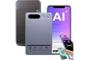 AI Voice Recorder 64GB with App Control - Note Recorder with AI Transcribe & Summarize, Supports 118 Languages Voice-to-Text,