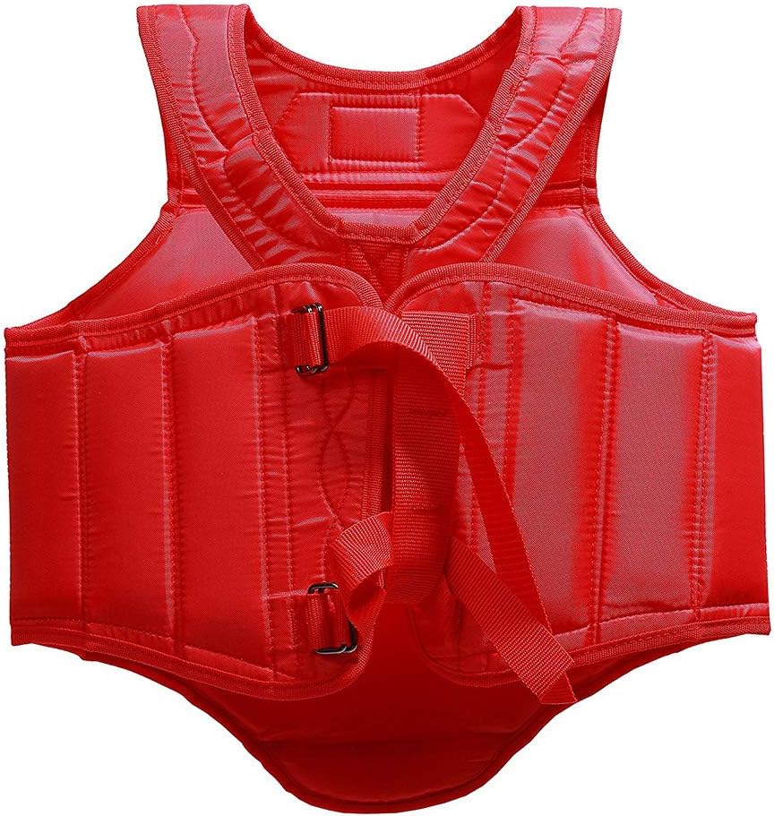 Wesing Martial Arts Muay Thai Boxing Chest Protector MMA Sanda Chest Guard : Sports & Outdoors