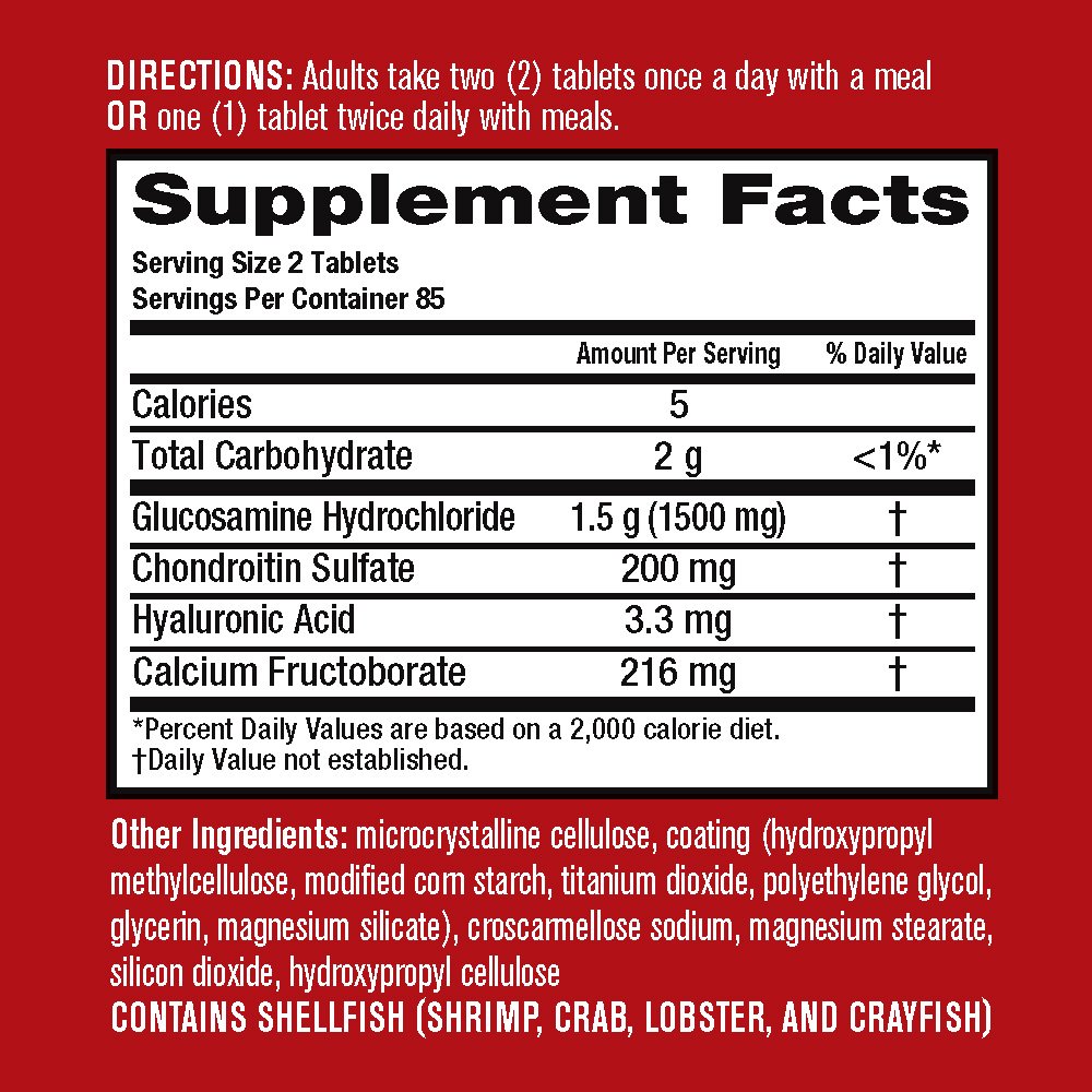 Move Free Advanced, 170 tablets Joint Health Supplement with