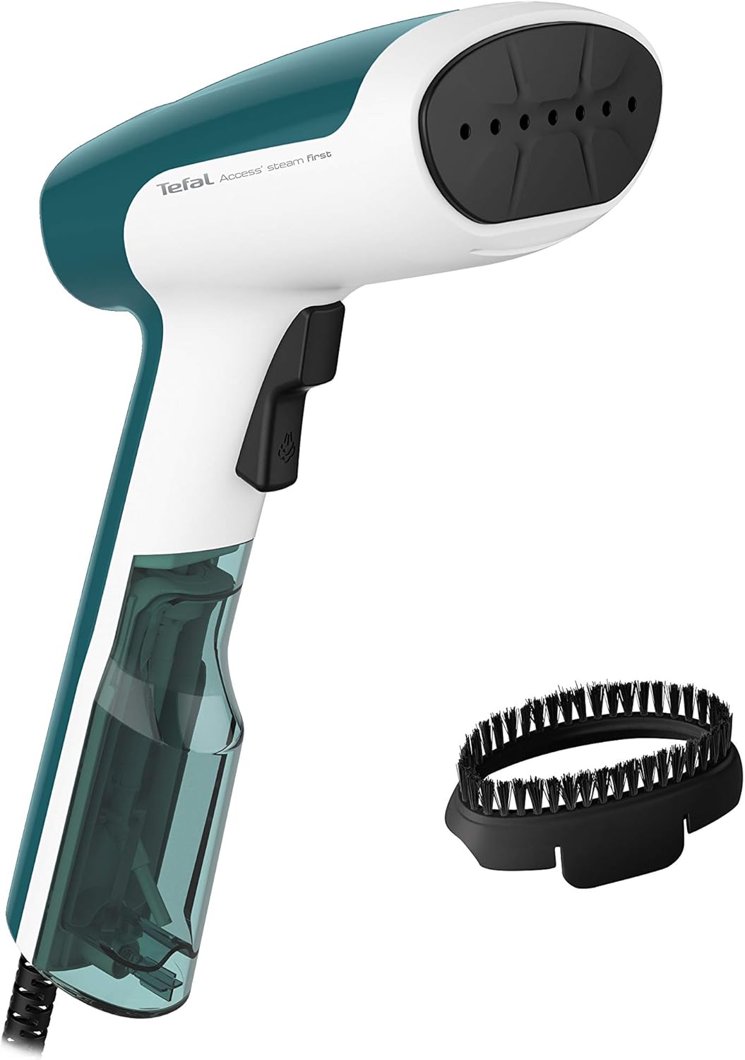 Tefal DT6131 Access Steam First Dampfbürste (1300 Watt, Dauerdampfmenge: 20 g/Min., schnelle Aufheizzeit, sehr leicht: 850 g) weiß/blau