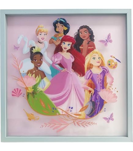 Amazon.com: Open Road Brands Disney Princess Be True To You Wood