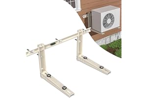 Cestluck Mini Split Mounting Bracket with Crossbar for Mini-Split AC 7000 BTU to 12000 BTU