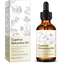 Cyperus Rotundus Oil, Natural Cyperus Rotundus Oil for Hair Removal, Reduces Unwanted Hair Growth, Moisturizes &amp; Soothes The