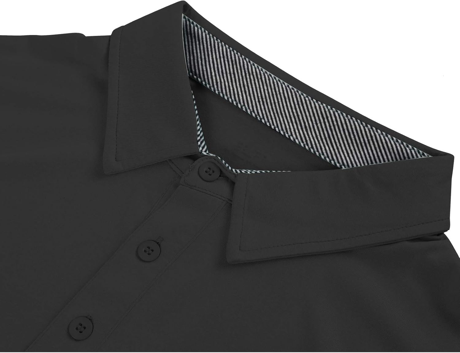 ZITY Mens Polo Shirt Cool Quick-Dry Sweat-Wicking Color Block Short Sleeve Sports Golf Tennis T-Shirt: Clothing