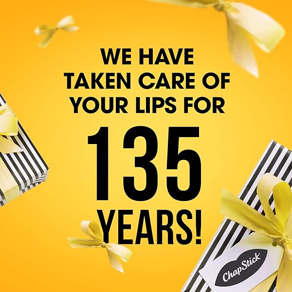 CHAPSTICK CLASSIC ORIGINAL LIP BALM – MOISTURIZING LIP CARE FOR DRY, CRACKED LIPS, 0.15 OZ EA