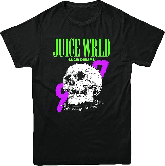 Juice Wrld 2 Band Tee T Shirt SXL Retro Vintage Design Hip Hop