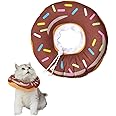 Amakunft Adjustable Cat Cone Collar Soft, Cat Recovery Collar, Cone for Cat After Surgery, Cat Neck Cone, Elizabethan Collar for Cat and Kitten (Donut M (Neck:6"-13"))