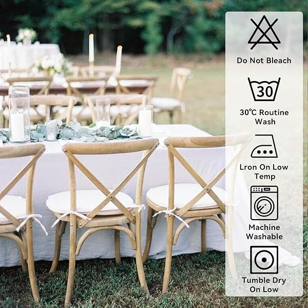 ROMANSTILE 6 PACK WHITE RECTANGLE TABLECLOTH 60 X 102 INCH, REUSABLE AND WASHABLE TABLE CLOTHES FOR 6 FOOT TABLES, STAIN RESISTANT POLYESTER FABRIC TABLE COVER FOR WEDDING, PARTY, BANQUET