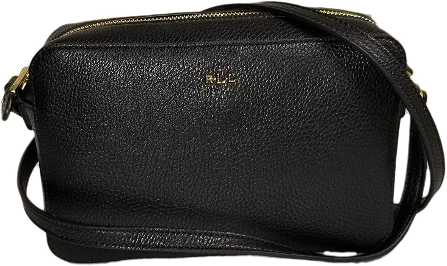 lauren ralph lauren dowell camera leather crossbody bag