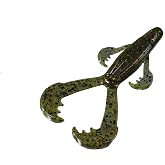 Strike King Rage Space Monkey Fishing Lure, Watermelon Seed Black Flake | 4-Inches, 6-Pack