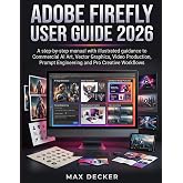 ADOBE FIREFLY USER GUIDE 2026: A step-by-step manual with illustrated guidance to Commercial AI Art, Vector Graphics, Video Production, Prompt Engineering and Pro Creative Workflows