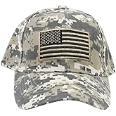 Treasure Gurus US American Desert Gold Flag Camo Tactical Baseball Hat USA American Military Ball Cap