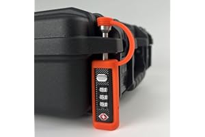 LAFENLIN TSA Approved Firearm Travel Case Locks, Gun Case Hard Pistol Cases Lock Gun Carrying Case Lock, Cut-Proof Case TSA Padlocks for Rifles/Revolver/Handgun/Camera Hard Cases