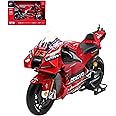 HTLNUZD 1:6 2022 Racing Motorcycle Car Model #63 for DucatiLenovo Team Alloy Die Cast Adult Collection Decoration Gift