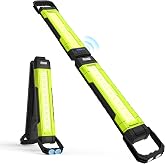 MechaniLite Foldable Rechargeable Magnetic Under Hood Work Light Bar-Green | Auto On/Off, 6000mAh, 3800 Lumens, N45 Magnets, 360&deg; Hooks, IP54 &amp; IK08 Impact Resistant for Mechanics Car Repairing/Garage