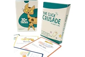OutdoorBengal The Click Crusade (Cat Training Card Game Guide to Clicker Training for Cats for Teaching Tricks, Improving Communication and Bonding with Your Kitten (Clicker not Included)