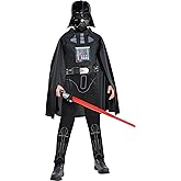 Party City Classic Darth Vader Costume for Boys - Costume Includes Jumpsuit, Cape, Mask & More - Star Wars Costumes for Halloween, Birthday Parties & Themed Event
