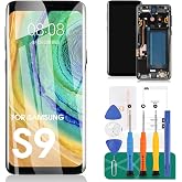 for Samsung Galaxy S9 Screen Replacement for Samsung S9 LCD for Galaxy S9 Display for SM-G960F SM-G960U Digitizer Touch Screen Assembly Repair Part with Frame