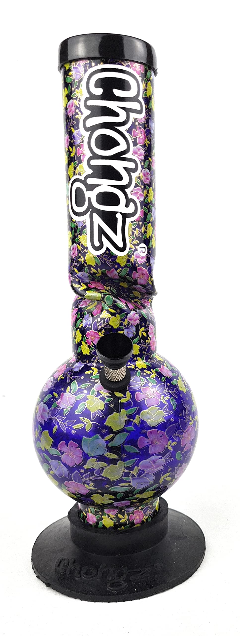 CHONGZ 30cm "Nigel" Acrylic ICE Twist Bong - Choose Colour (CHO92) (Dark Purple) — image 1