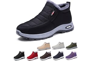 Warm Boots For Women Men Ankle Slip On Warm Lined Comfortable Waterproof Orthopedic Walking Fur Soft Winter Fur Boots