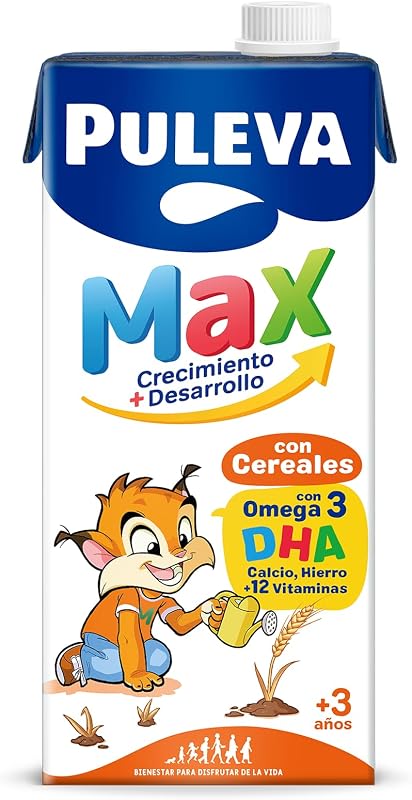 Max Leche de Crecimiento y Desarrollo con Cereales - Pack 6 x 1Lt