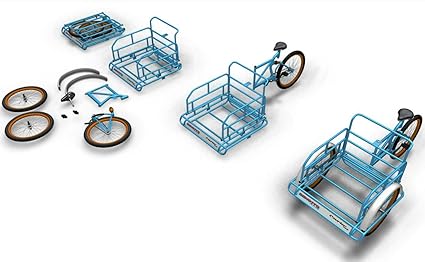 triciclo de carga reforzado