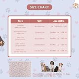 BVAGSS 6 Pack Small Dog Blanket 60x40 cm Beige Paw Print Fleece view 7
