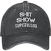 Shit Show Supervisor Hat for Women Baseball Cap Vintage Caps