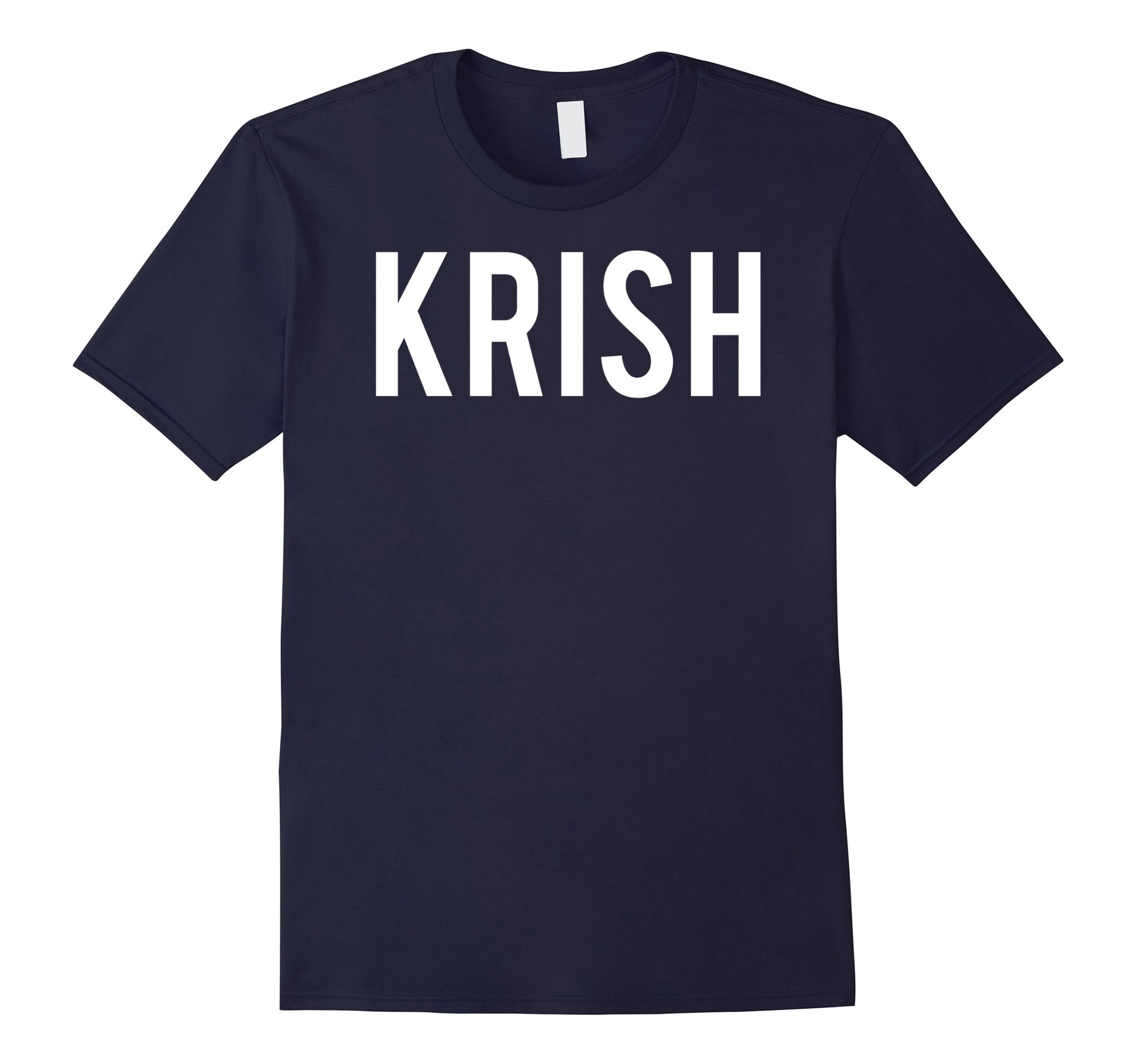 Mens Krish T Shirt Cool New Funny Name Fan Cheap Gift Tee Large Navy on Galleon Philippines