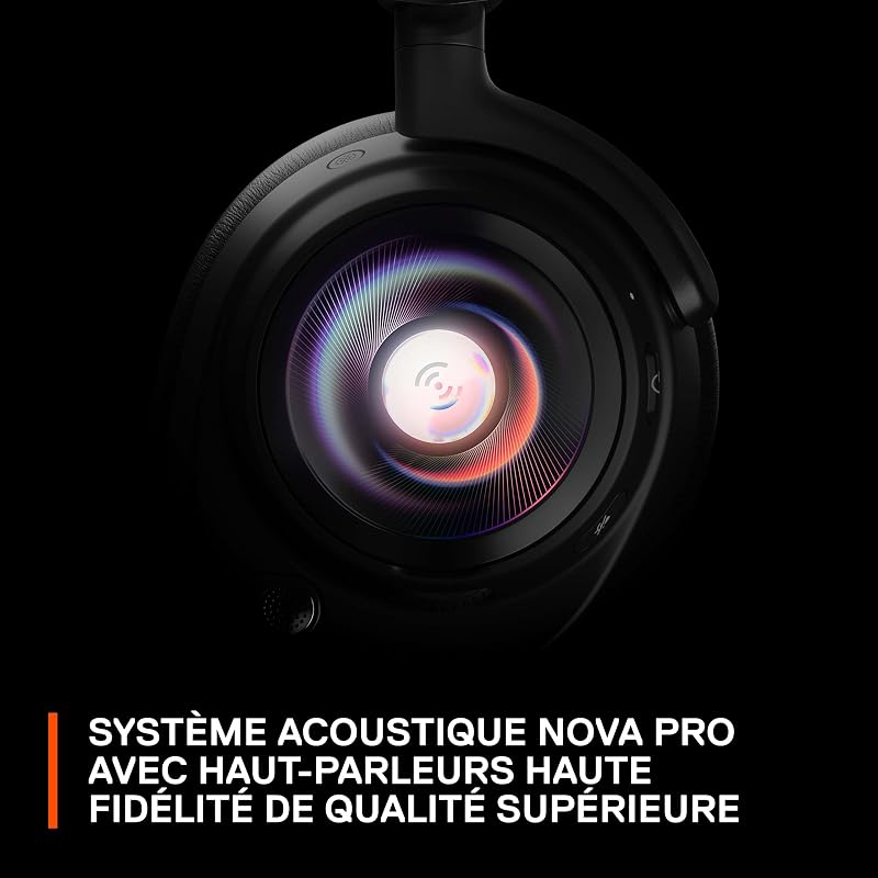 Arctis Nova Pro Xbox- Casque gaming multi-système - Son Hi-Res - Son spatial 360° - GameDAC Gen 2 - Micro ClearCast Gen 2 - Xbox, PC, PS5, PS4, Switch