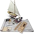 Midwest 951 - Muscongus Bay Lobster Smack 1:24 Model Kit to Build - Model Ship Kit with All Tools, Glue and Paint You Need to Assemble - Easy to Build