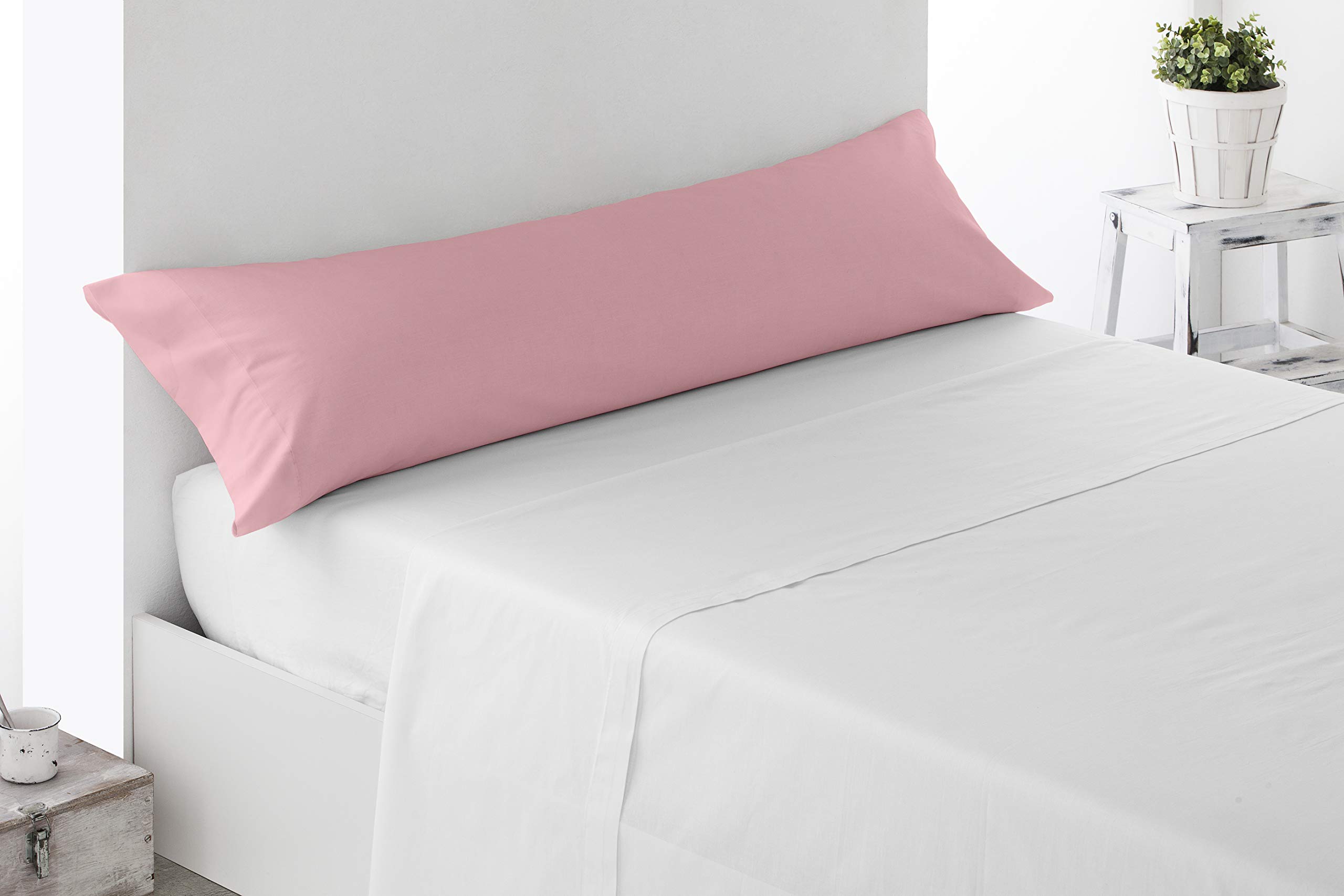 Miracle Home. Pillowcase, anti-peeling, soft and comfortable, 50% cotton, 50% polyester. Bed 135. Pink