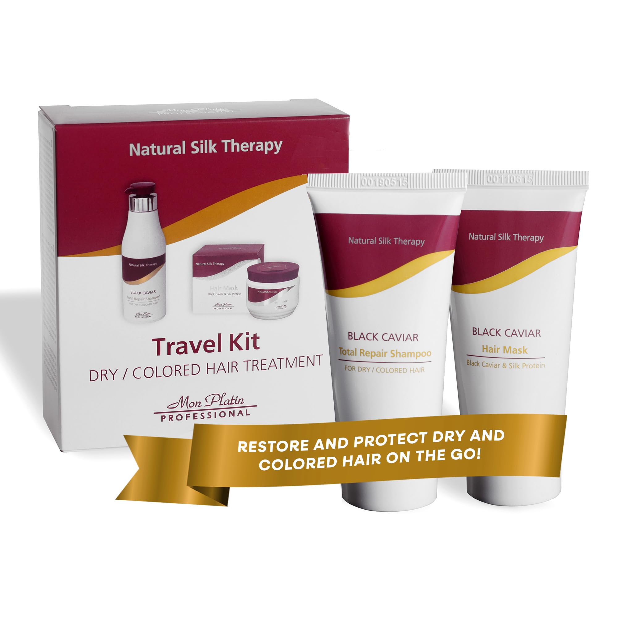 Mon Platin Dry/Coloured Hair Treatment Travel Kit