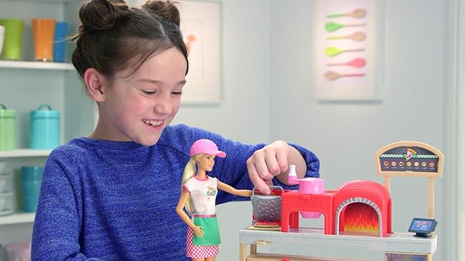 barbie pizza maker set