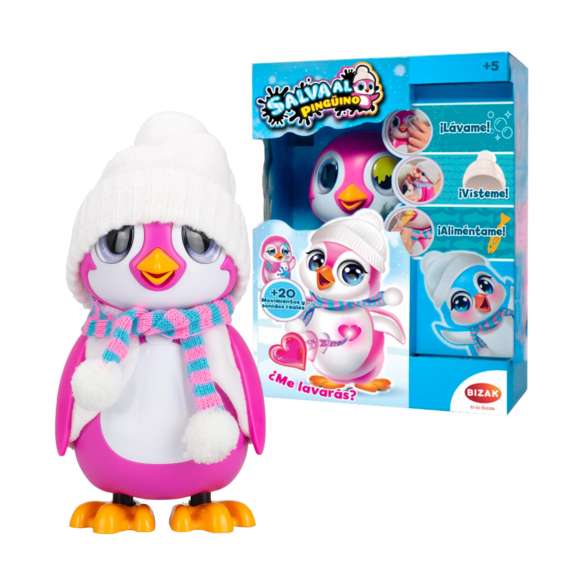 Bizak Save the Interactive Pet Pink Penguin (62008650)