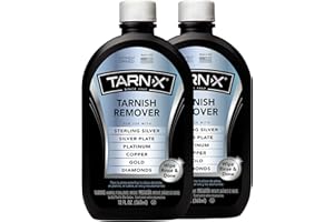 Tarn-X Metal and Silver Tarnish Remover, For Use on Sterling Silver, Silver Plate, Platinum, Copper, Gold, Diamonds - 12 Ounc